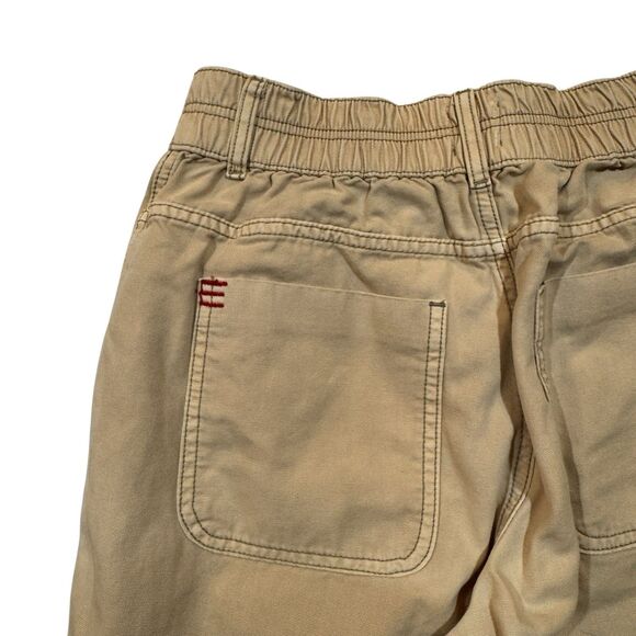 BDG Urban Outfitters Cargo Joggers M Tan Raw Hem Distressed Streetwear - Picture 15 of 16